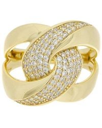Meshmerise - 18K Over Cz Ring - Lyst