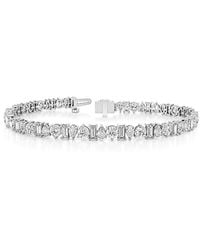 Lab Grown Diamonds - 14K 8.06 Ct. Tw. Lab-Grown Diamond Tennis Bracelet - Lyst