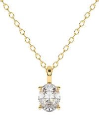 Lab Grown Diamonds - 14k 1.00 Ct. Tw. Lab-grown Diamond Necklace - Lyst