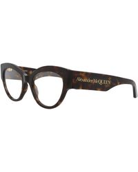 McQueen - 53Mm Optical Frames - Lyst