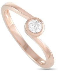 Diamond Select Cuts - 14k Rose Gold 0.26 Ct. Tw. Diamond Ring - Lyst