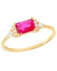 TIRAMISU - 14K Over 0.75 Ct. Tw. Gemstone Solitaire Ring - Lyst