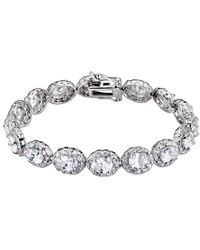 Genevive Jewelry - Silver Cz Tennis Bracelet - Lyst