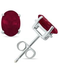 Gemstones - 14k 4.00 Ct. Tw. Ruby Earrings - Lyst