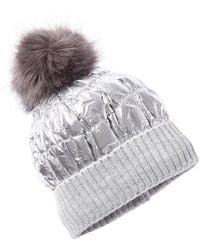 Surell - Accessories Puffer Beanie - Lyst