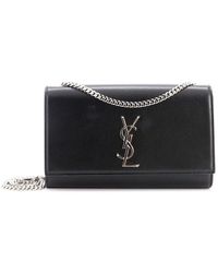 Saint Laurent - Grainy Leather Classic Monogram Crossbody Medium (Authentic Pre-Loved) - Lyst