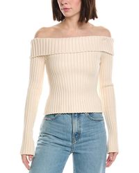 GUIZIO - Thalia Off-Shoulder Sweater - Lyst