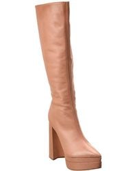 SCHUTZ SHOES - Elysee Up Leather Over The Knee Boot - Lyst