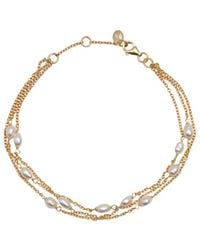 Argento Vivo - Silver Pearl Bracelet - Lyst