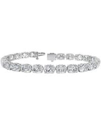 Lab Grown Diamonds - 14K 19.68 Ct. Tw. Lab-Grown Diamond Tennis Bracelet - Lyst