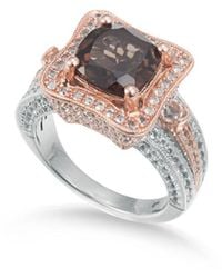 Suzy Levian - Two-Tone 4.48 Ct. Tw. Gemstone Statement Ring - Lyst