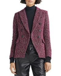Rag & Bone - Preston Tweed Wool-blend Blazer - Lyst