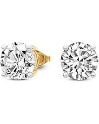 Lab Grown Diamonds - 14K 5.00 Ct. Tw. Lab-Grown Diamond Earrings - Lyst