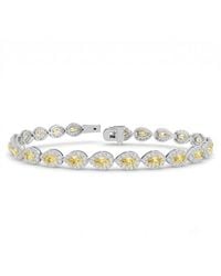 Lab Grown Diamonds - 14K 6.11 Ct. Tw. Lab-Grown Diamond Tennis Bracelet - Lyst