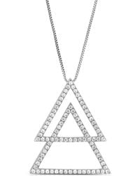 Amairah - 14K 1.50 Ct. Tw. Lab-Grown Diamond Pendant Necklace - Lyst