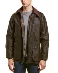 barbour leather jacket mens