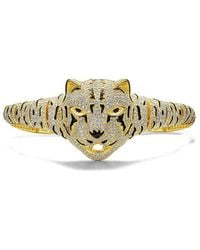 Genevive Jewelry - 18K Over Cz Bracelet - Lyst
