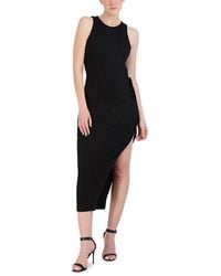 BCBGMAXAZRIA - Jewel Neck Sleeveless Asymmetrical Day Dress - Lyst