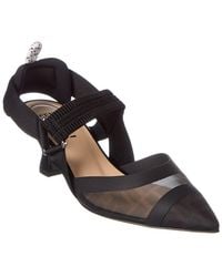 Fendi - Colibri Mesh Slingback Pump - Lyst