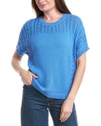 Joseph A - Placed Cable Boxy T-Shirt - Lyst