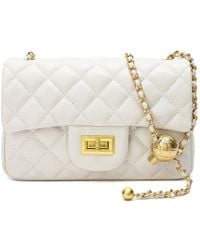 Tiffany & Fred Paris - Quilted Sheepskin Leather Crossbody - Lyst