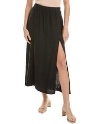 Bella Dahl - High Waist Maxi Linen Skirt - Lyst