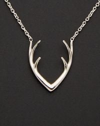 Italian Gold - 14k Antler Adjustable Necklace - Lyst