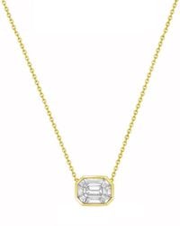 Forever Creations USA Inc. - Forever Creations 14k 0.43 Ct. Tw. Diamond Illusion Necklace - Lyst