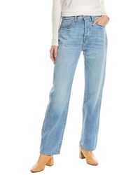 7 For All Mankind - Palma Rose Pane Easy Straight Jean - Lyst