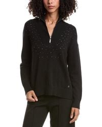 Joseph Ribkoff - 1/2-Zip Embellished Pullover - Lyst