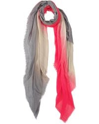 Blue Pacific - Vintage Dip-Dye Ombre Cashmere-Blend Scarf - Lyst