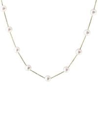 Effy Fine Jewelry - 14k 5.5mm, 8mm Pearl Necklace - Lyst