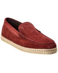 Tod's - Suede Moccasin - Lyst