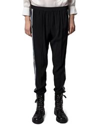 Zadig & Voltaire - Paula Band Perm Pants - Lyst