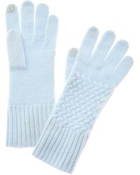 Hannah Rose - Basket Weave Stitch Cashmere Gloves - Lyst