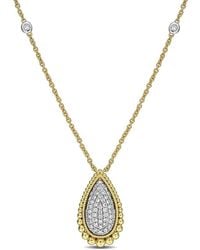 Rina Limor - 14k 0.68 Ct. Tw. Diamond Statement Necklace - Lyst