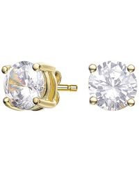 Genevive Jewelry - 14k Over Silver Earrings - Lyst