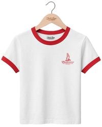Junk Food - Ringer Slim Fit Baby Tee - Lyst