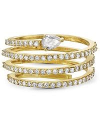 Forever Creations USA Inc. - Forever Creations 14k 0.85 Ct. Tw. Diamond Wrap Ring - Lyst