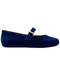 Melissa - Soft Velvet Ii Ballerina Flat - Lyst