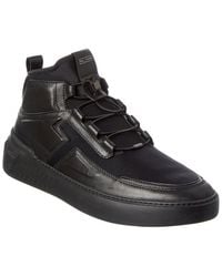 Tod's - Mid Top Cassetta Leather Sneaker - Lyst