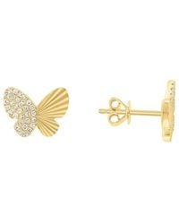 Effy Fine Jewelry - 14k 0.20 Ct. Tw. Diamond Earrings - Lyst