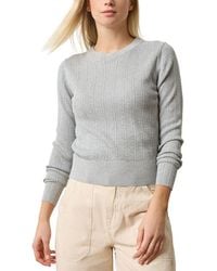 Lilla P - Multi Stitch Pullover Sweater - Lyst