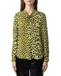 Zadig & Voltaire - Taos Leo Silk Shirt - Lyst