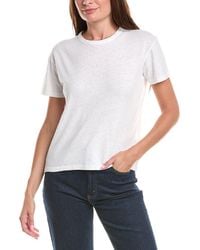 Officine Generale - Officine Generale Lara Linen-Blend T-Shirt - Lyst