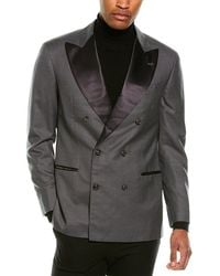 Brunello Cucinelli - Wool & Silk-blend Tuxedo Jacket - Lyst