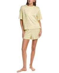 DKNY - 2Pc Pajama Boxer & Shirt Set - Lyst