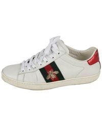 Gucci - Leather Ace Sneaker (Authentic Pre-Loved) - Lyst