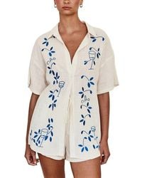 LEON GORI - Shirt & Short Set - Lyst
