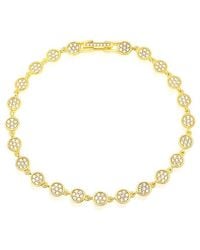 Crislu - 18K & Cz Infinity Bracelet - Lyst